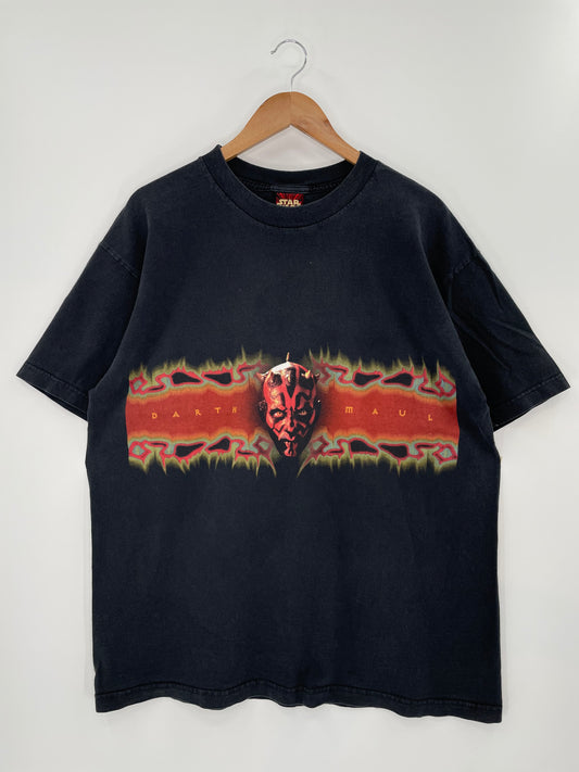 90’s STAR WARS DRTH MAUL Size XL Vintage T-Shirts / 9703