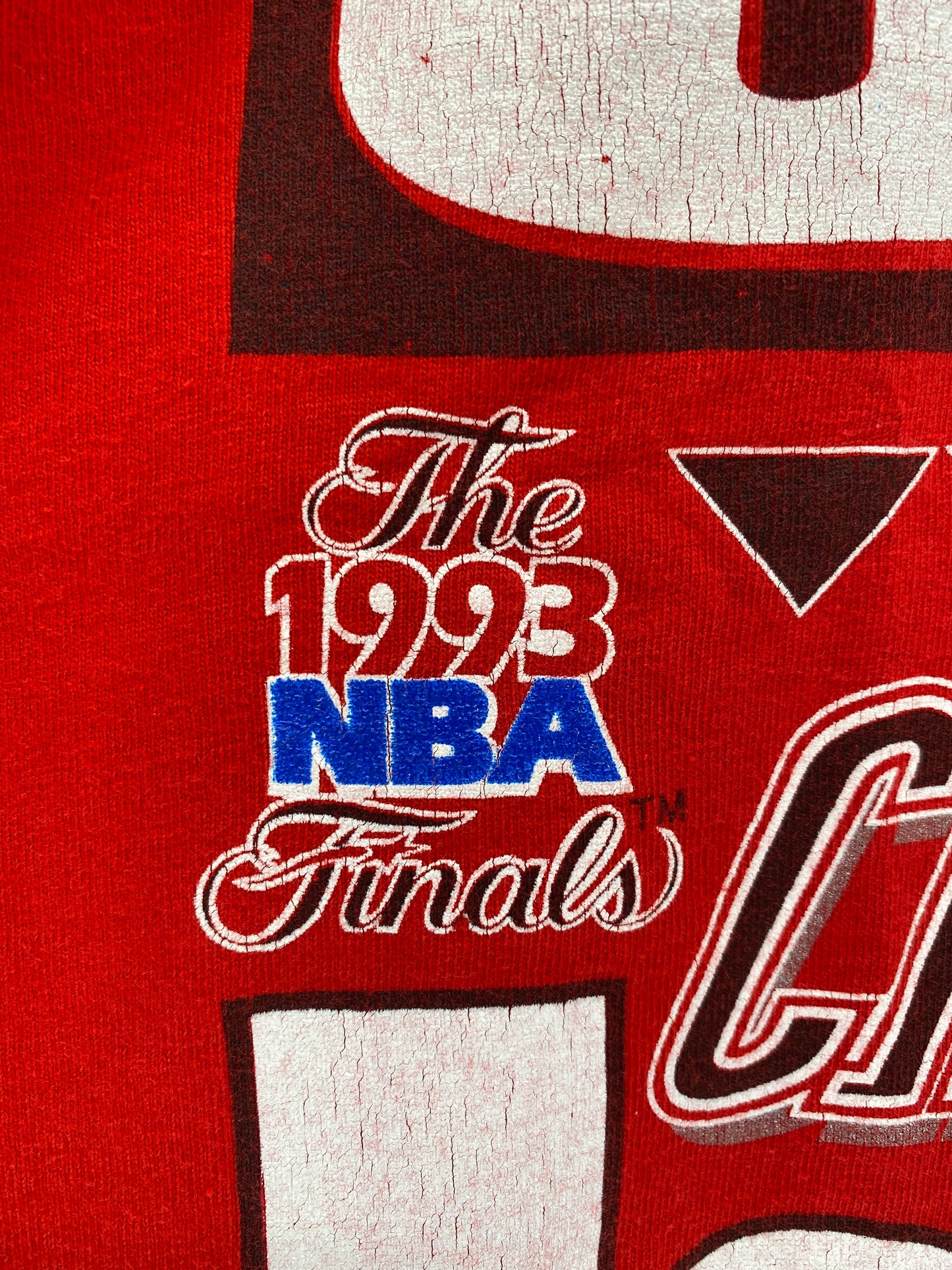 1993’ CHICAGO BULLS Made in USA Size L Vintage NBA T-shirt /  k314