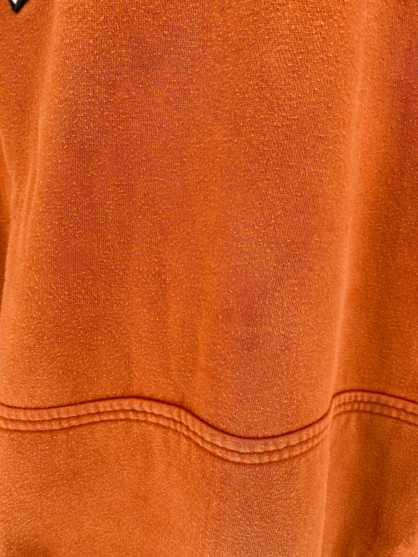 00' NIKE TEXAS Size L Vintage Half-zip Hoodie Sweat-shirt / k1988