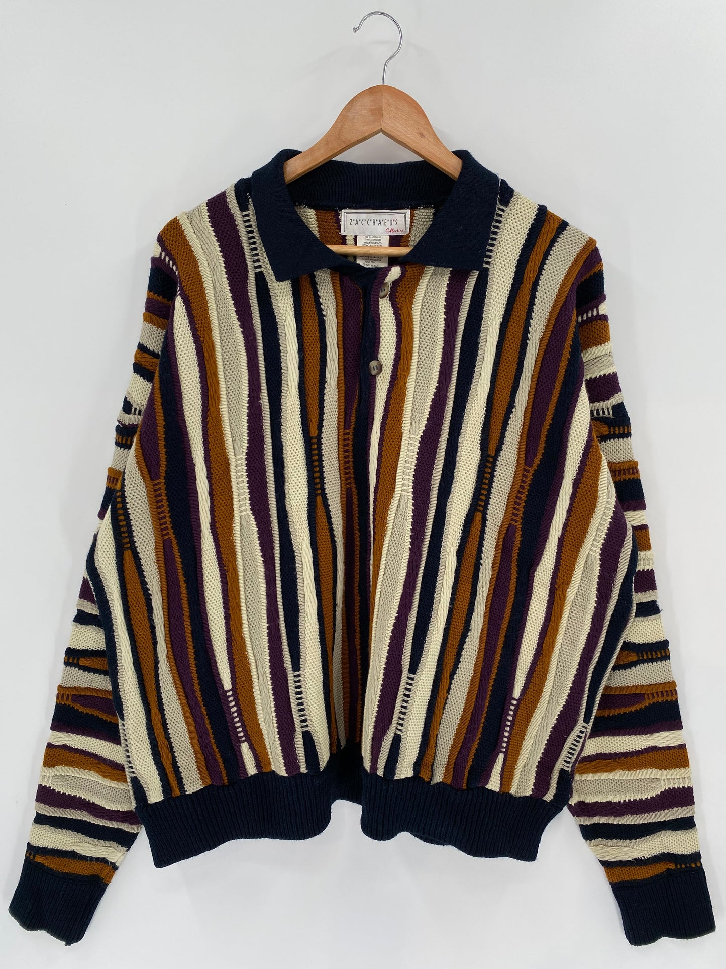 Vintage 3D COOGI- Style Size L Knit Sweater / A2558