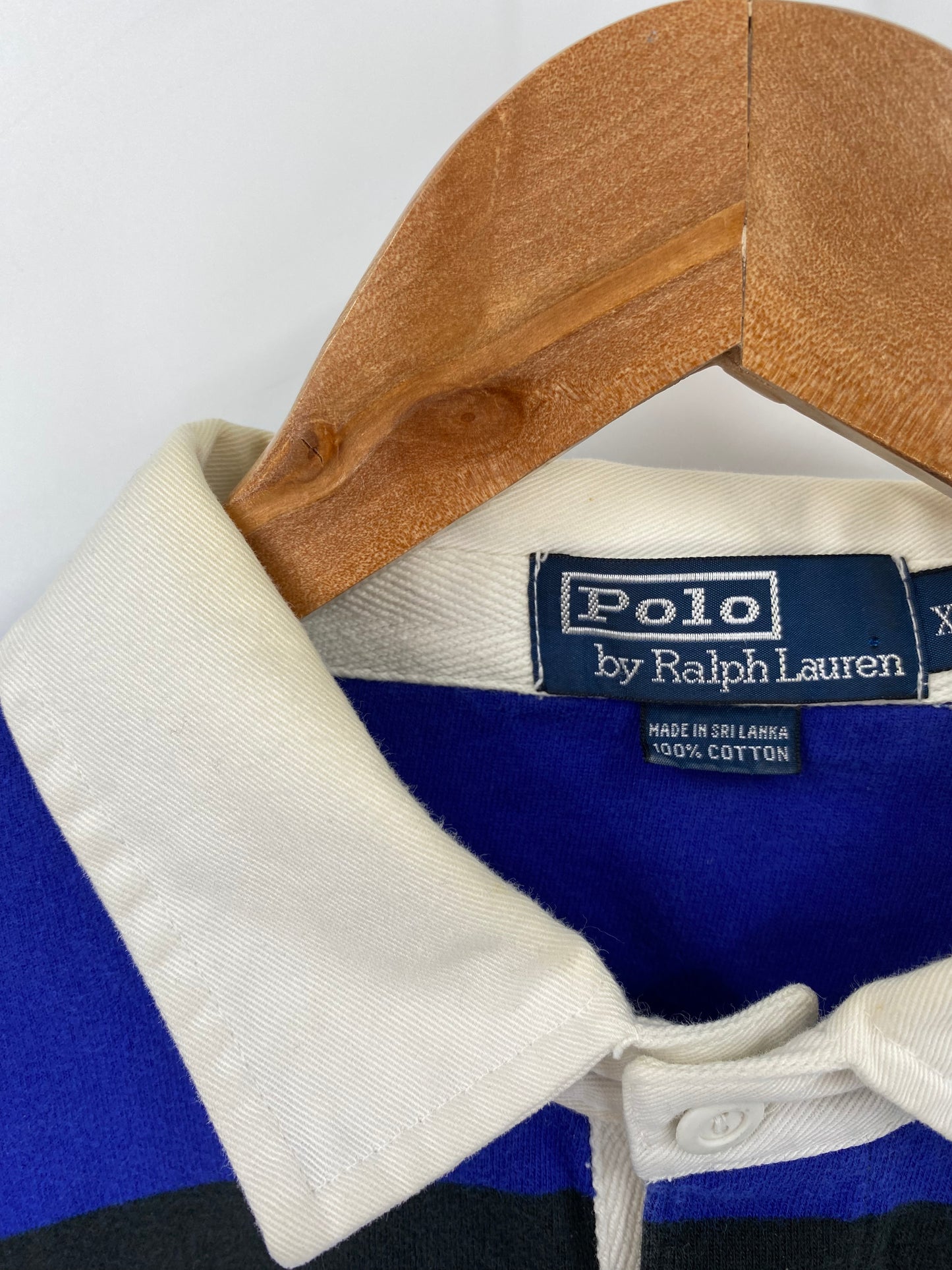 90’s POLO RALPH LAUREN Size XL Vintage Rugby-Shirt / K3539