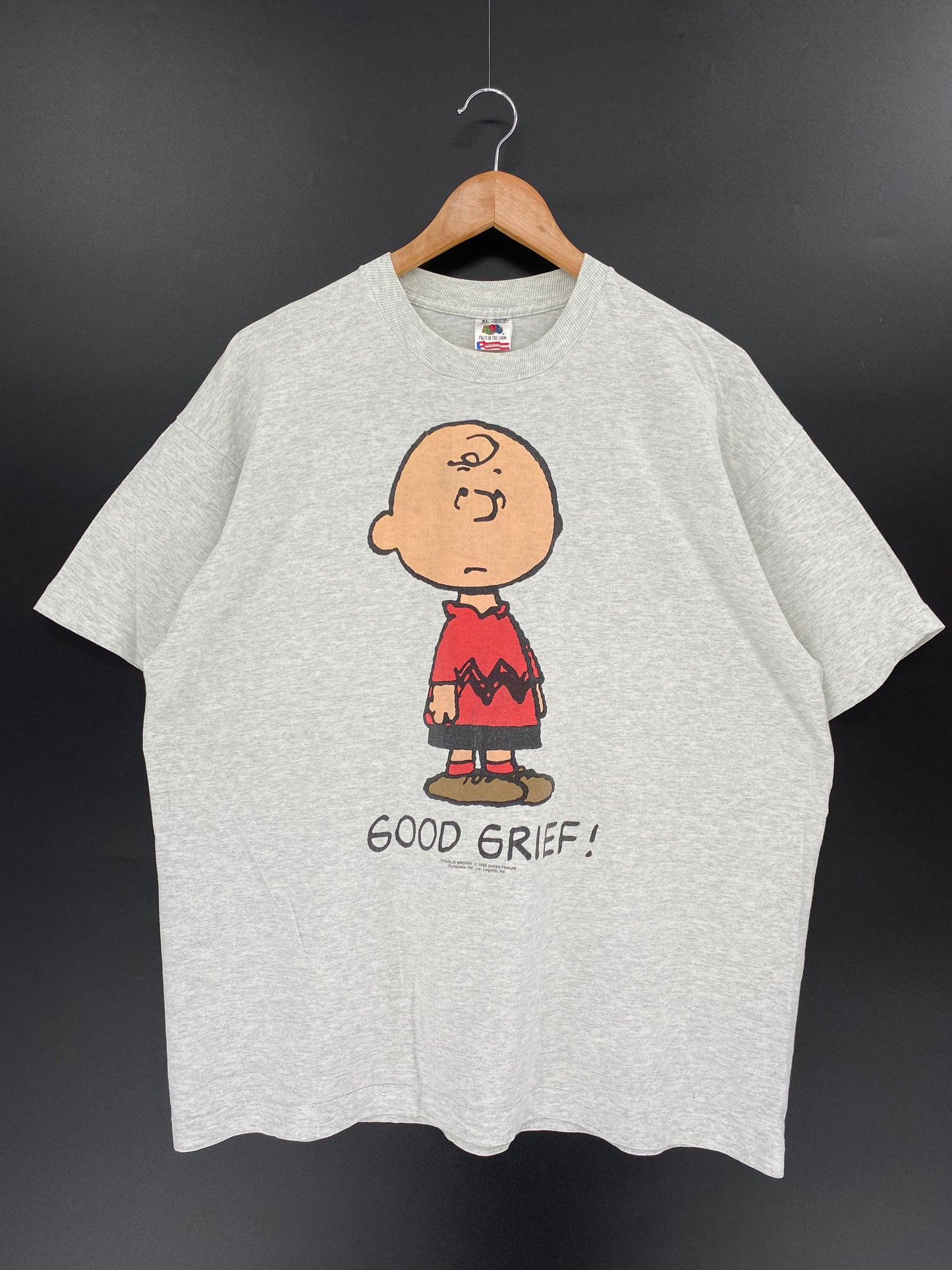 90’s SNOOPY GRIEF Made in USA Size XL Vintage T-shirt / K397