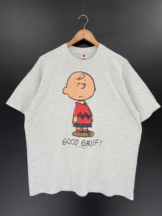 90’s SNOOPY GRIEF Made in USA Size XL Vintage T-shirt / K397