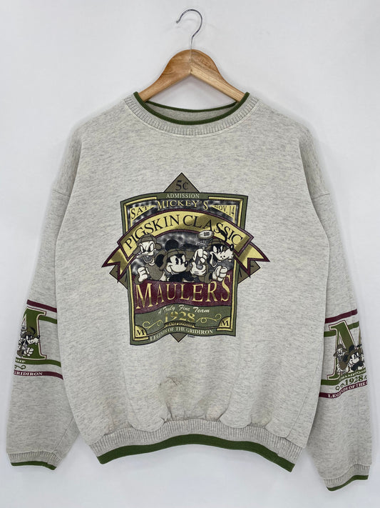 00’ Disney Mickey Size Approx.XL Vintage Sweat-Shirts / 5661