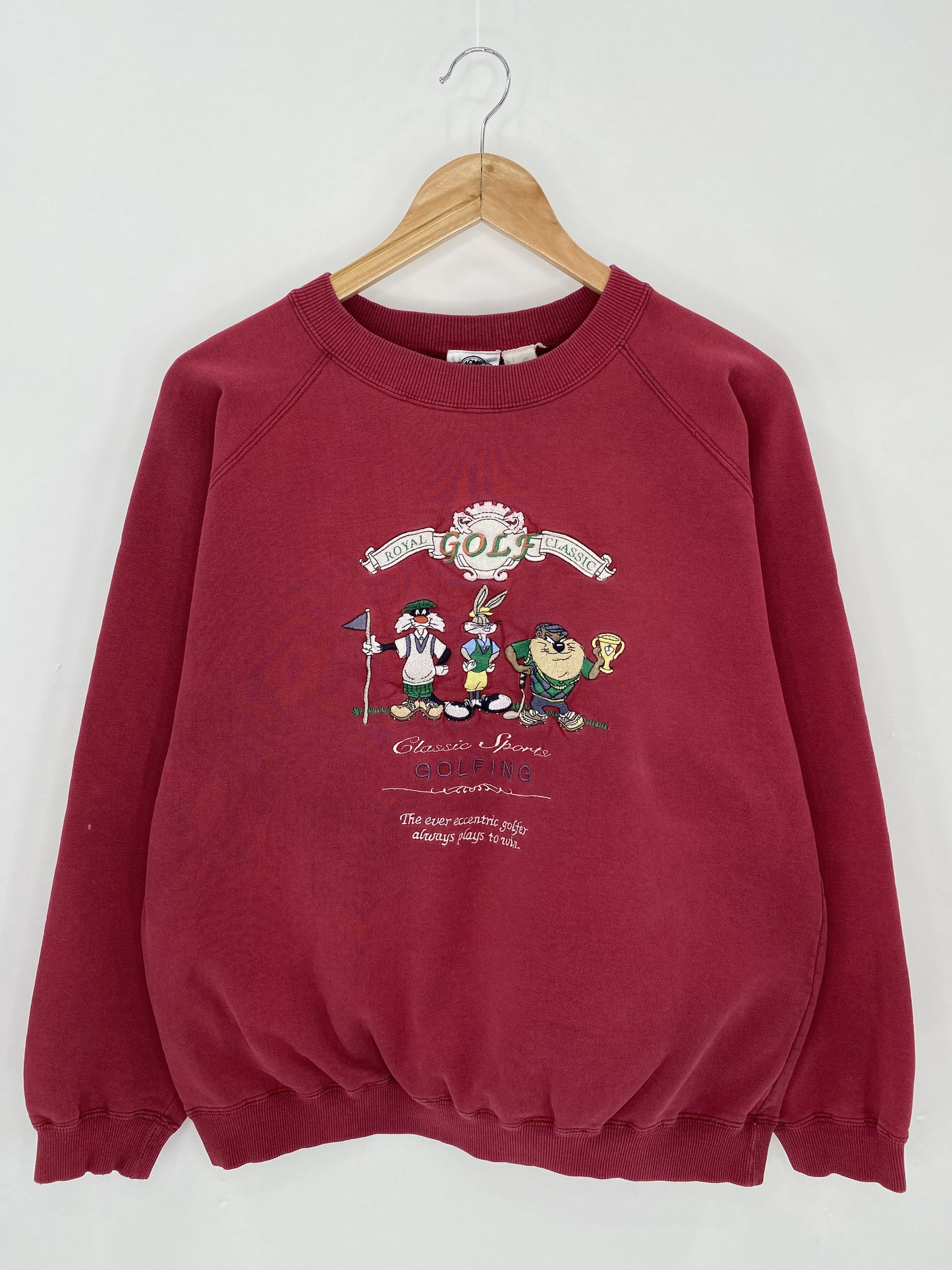 00' WARNER BROS. LOONEY TUNES Size Approx. M Vintage Sweat-shirt / K5383