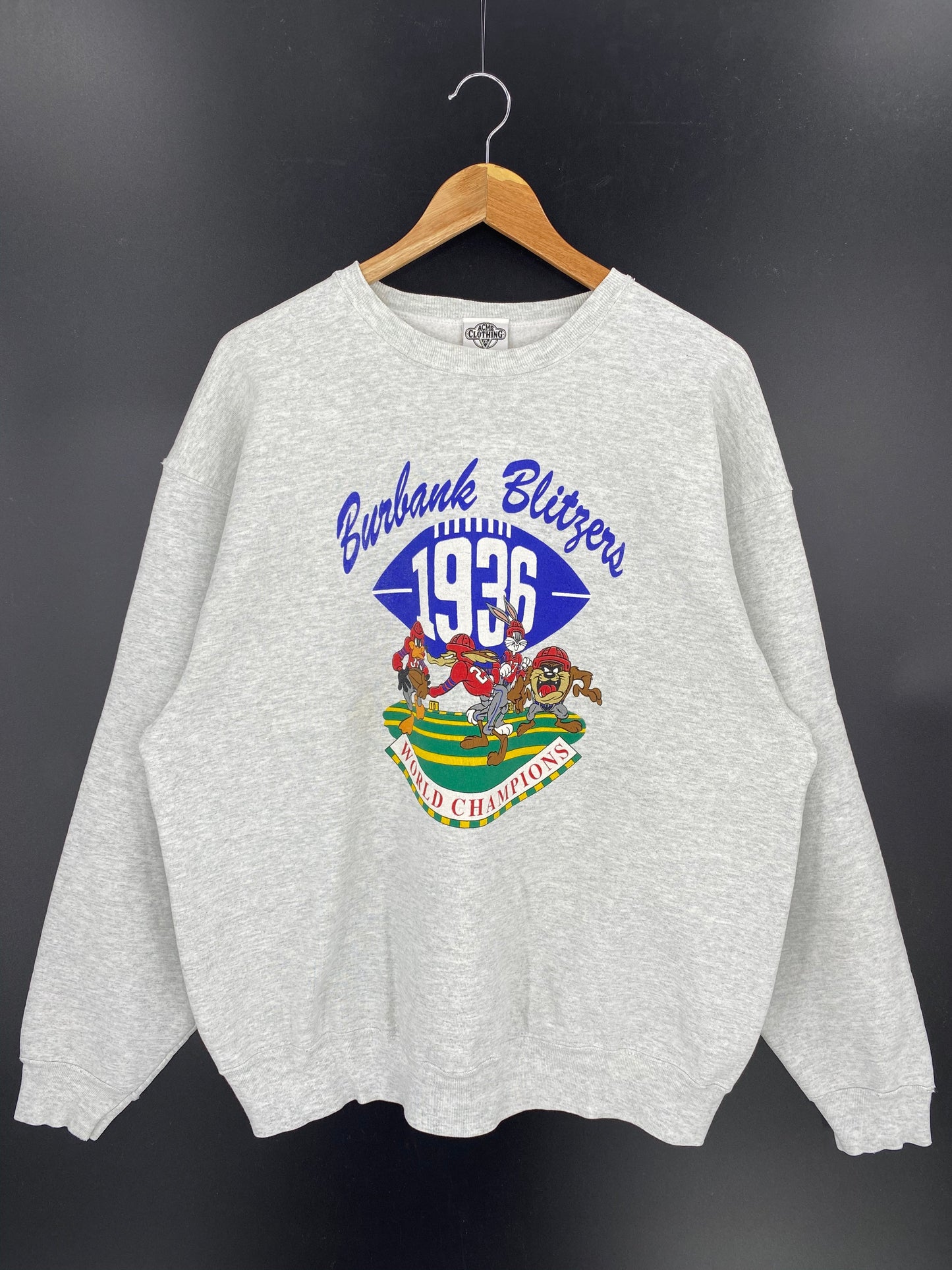 1991 LOONEY TUNES Made in USA Size XL Vintage Sweat-shirt / K8239