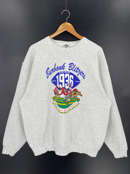 1991 LOONEY TUNES Made in USA Size XL Vintage Sweat-shirt / K8239