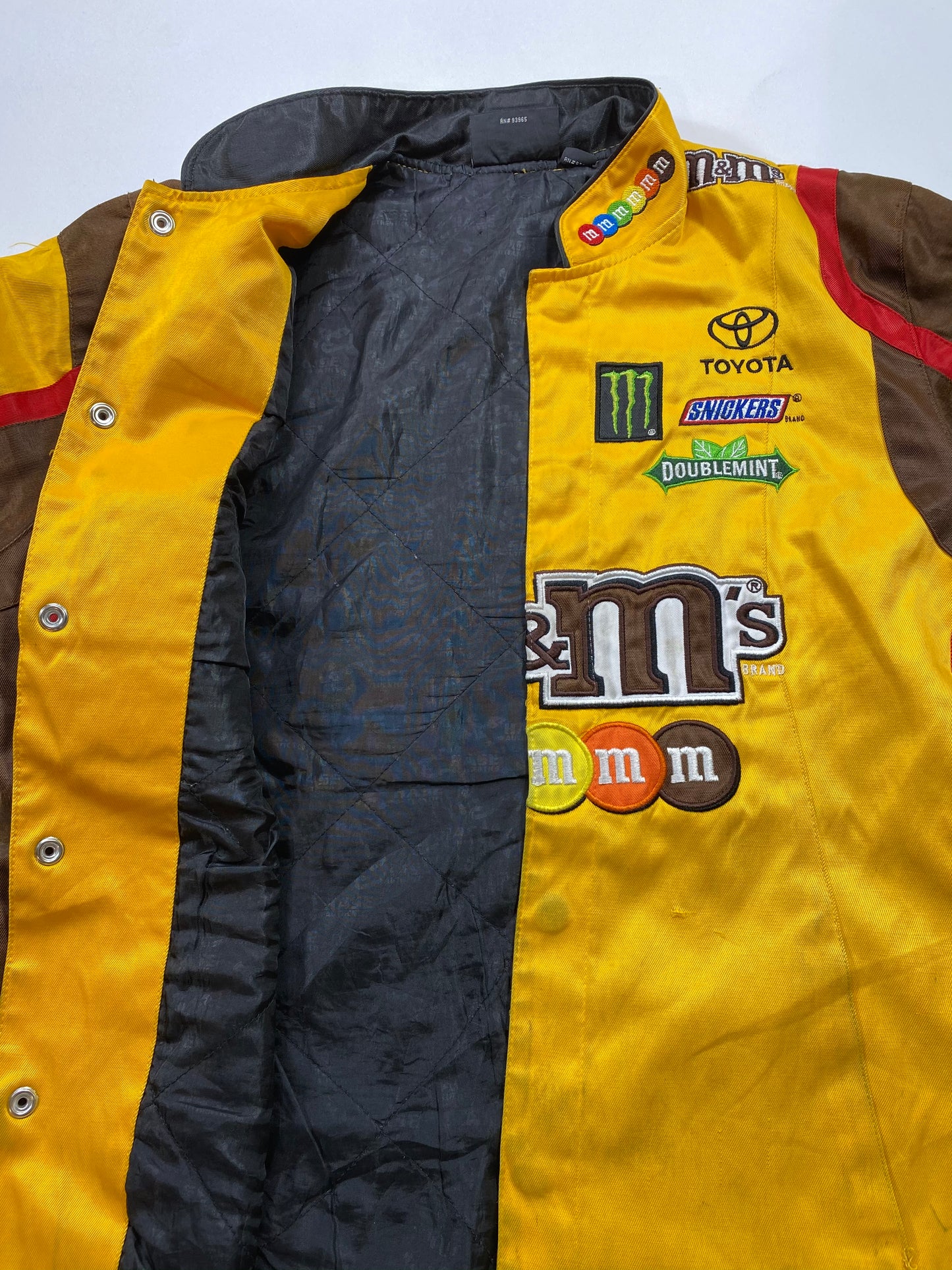 Vintage NASCAR M&M’S Size Ladies L Racing Jacket  / 5899