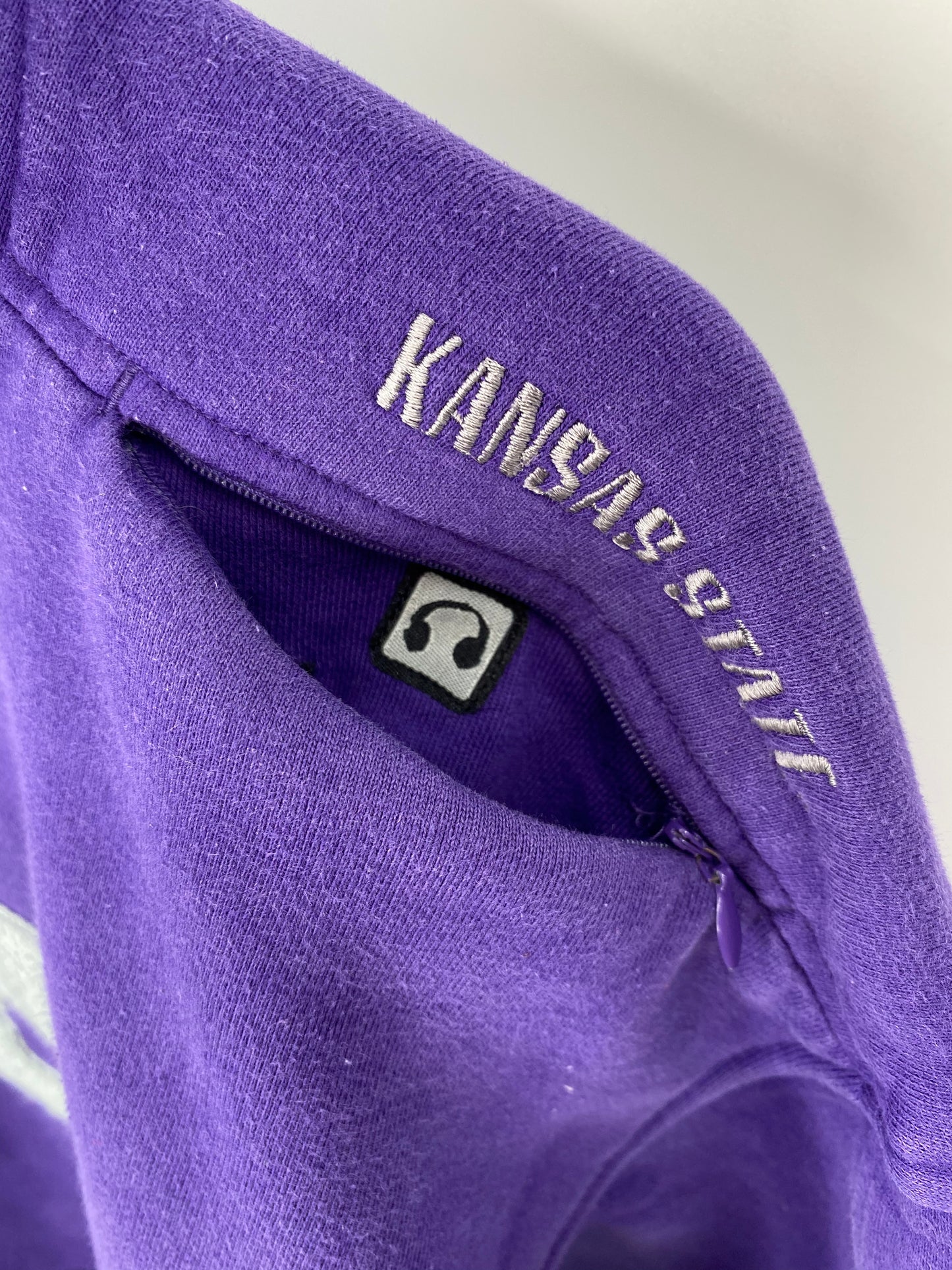 00’ NIKE KANSAS STATE Size L Vintage Hoodie Sweat-Shirts / K332
