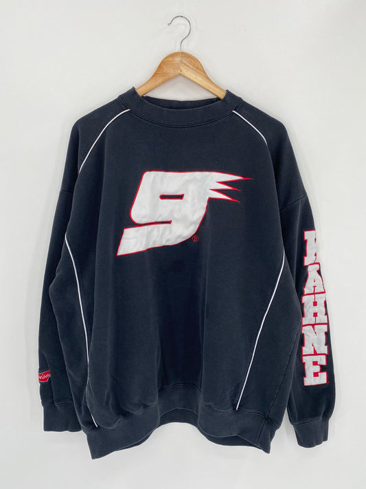 00’ NASCAR KAHNE Size XL Vintage Racing Sweat-Shirt / 5388