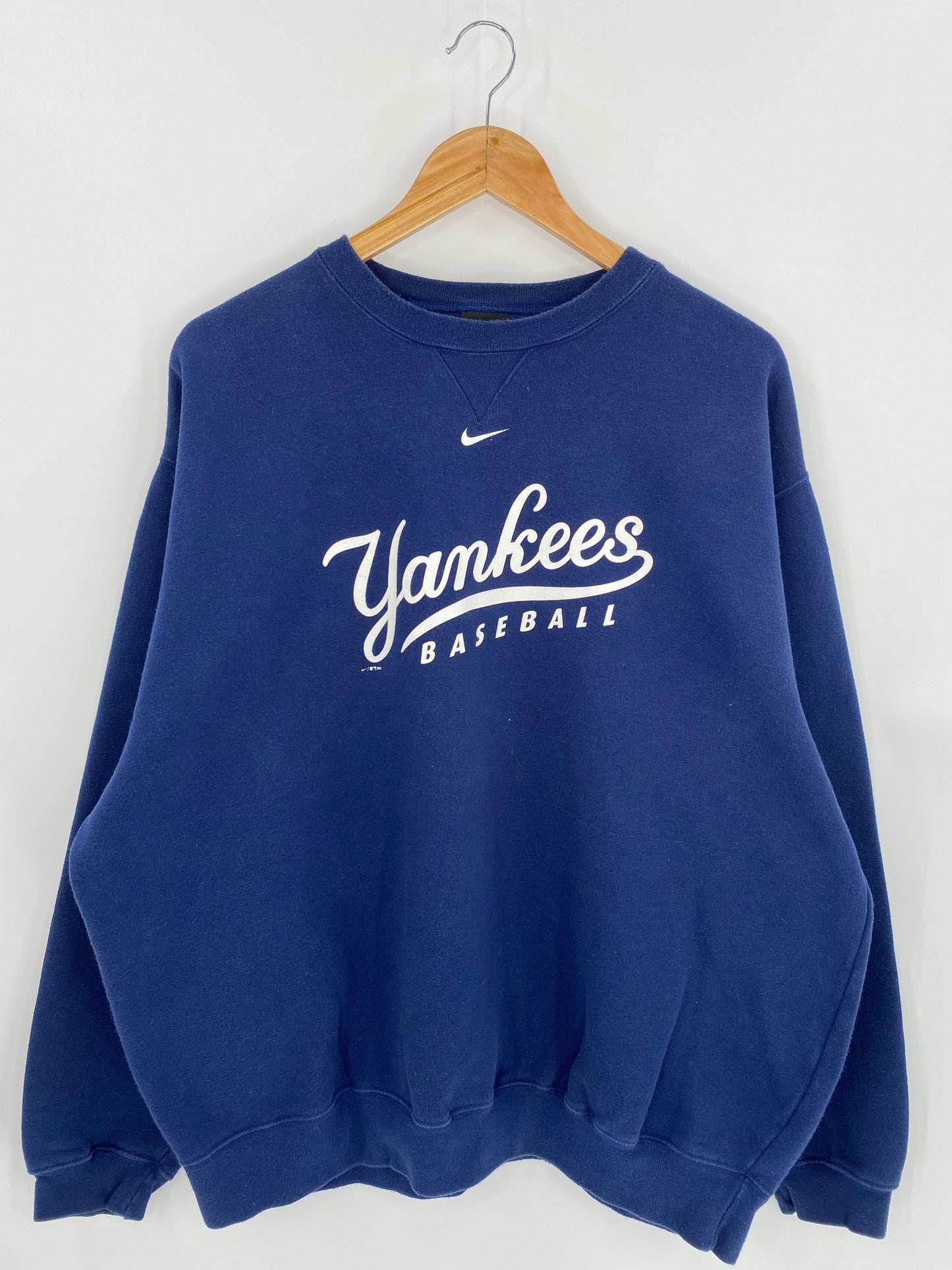00' NIKE NEW YORK YANKEES Size XL Vintage MLB Sweat-shirt / 6859