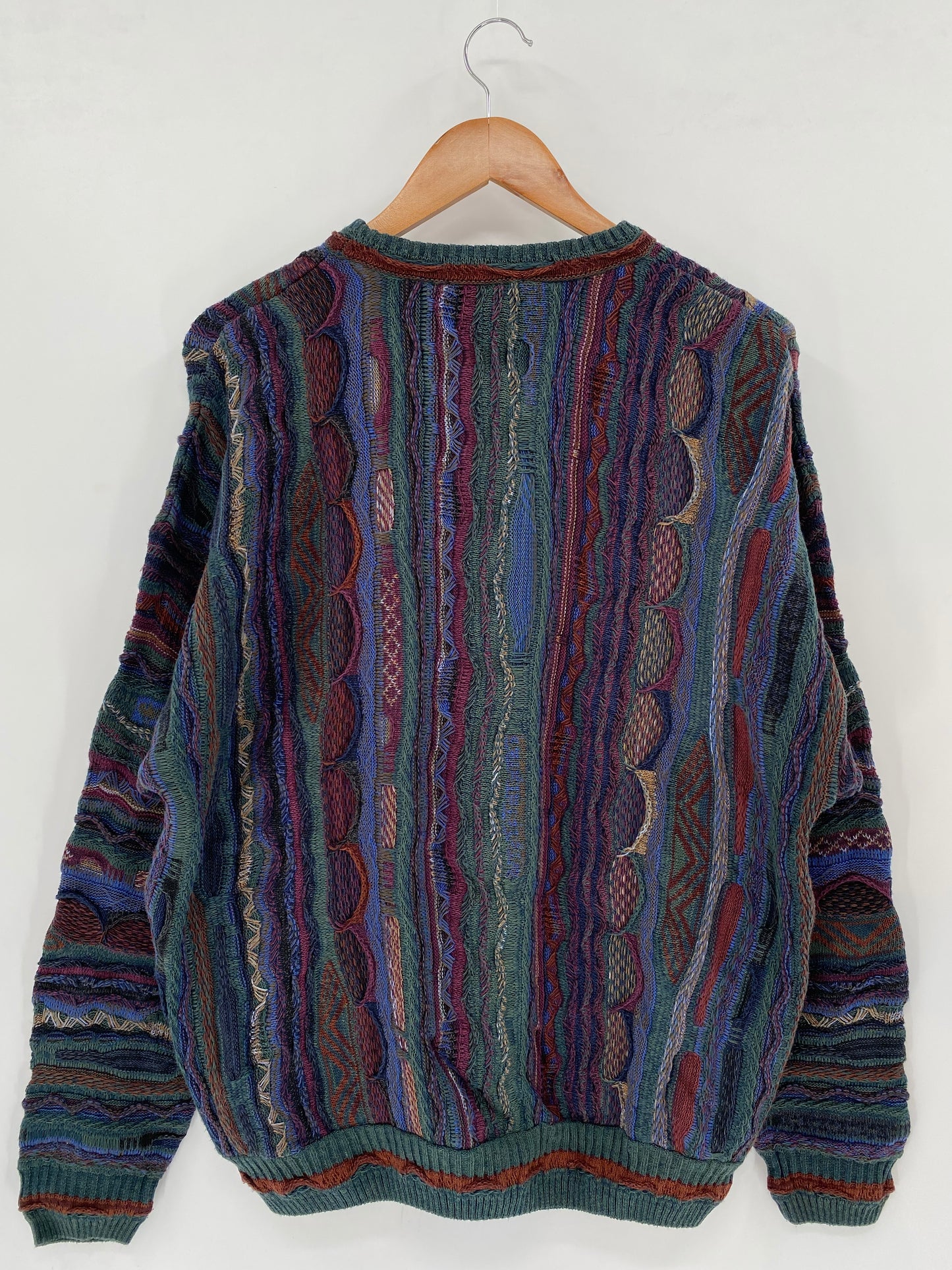 Vintage 3D COOGI- Style Size XL Knit Sweater / K1688