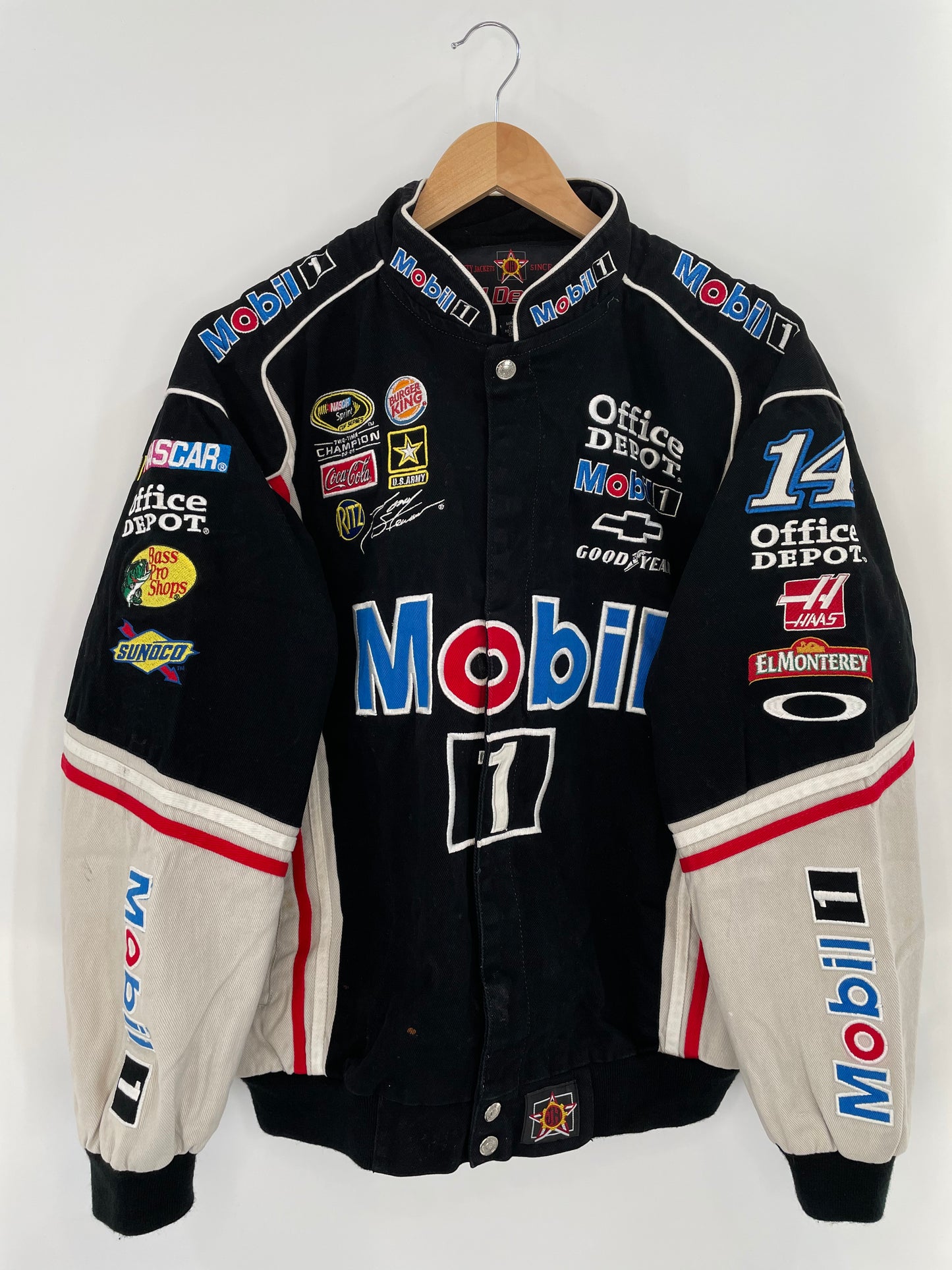 Vintage NASCAR SPRINT MOBIL Size S Racing Jacket / k2368