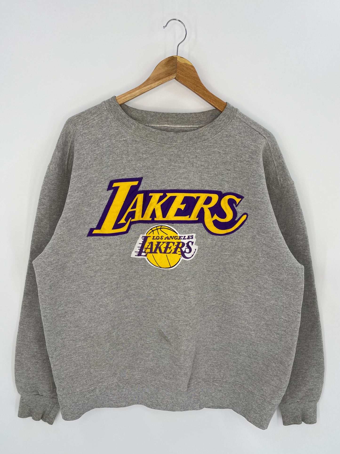 90’s LA LAKERS Size L Vintage NBA Sweat-shirt / 7778