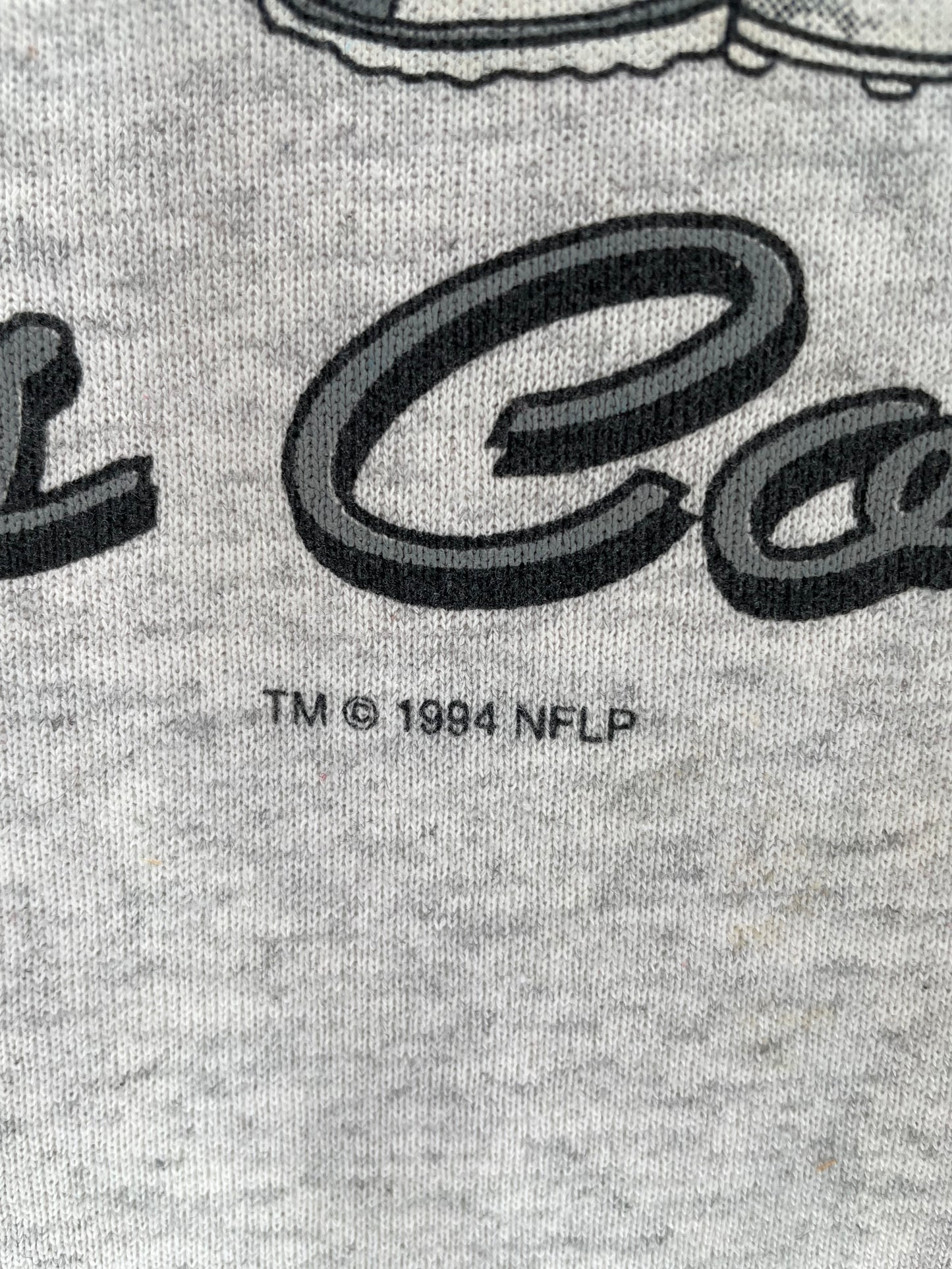 1994 LOONEY TUNES x COWBOYS MADE IN USA Size XL Vintage NFL Sweat-shirt / K359