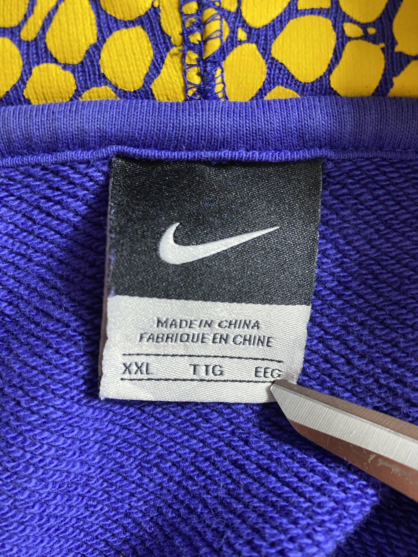 00' NIKE KOBE BRYANT Size XXL Vintage Hoodie Sweat-shirt / k6185