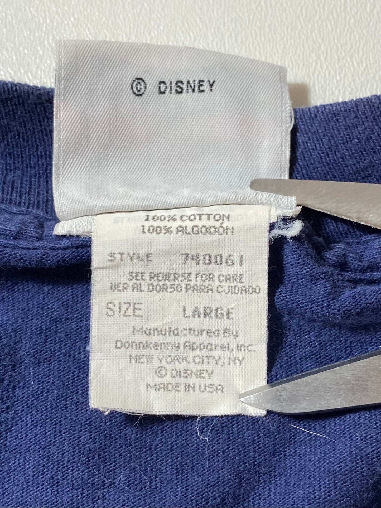 90’s DISNEY MINNIE Made in USA Size L Vintage T-Shirt / 9092