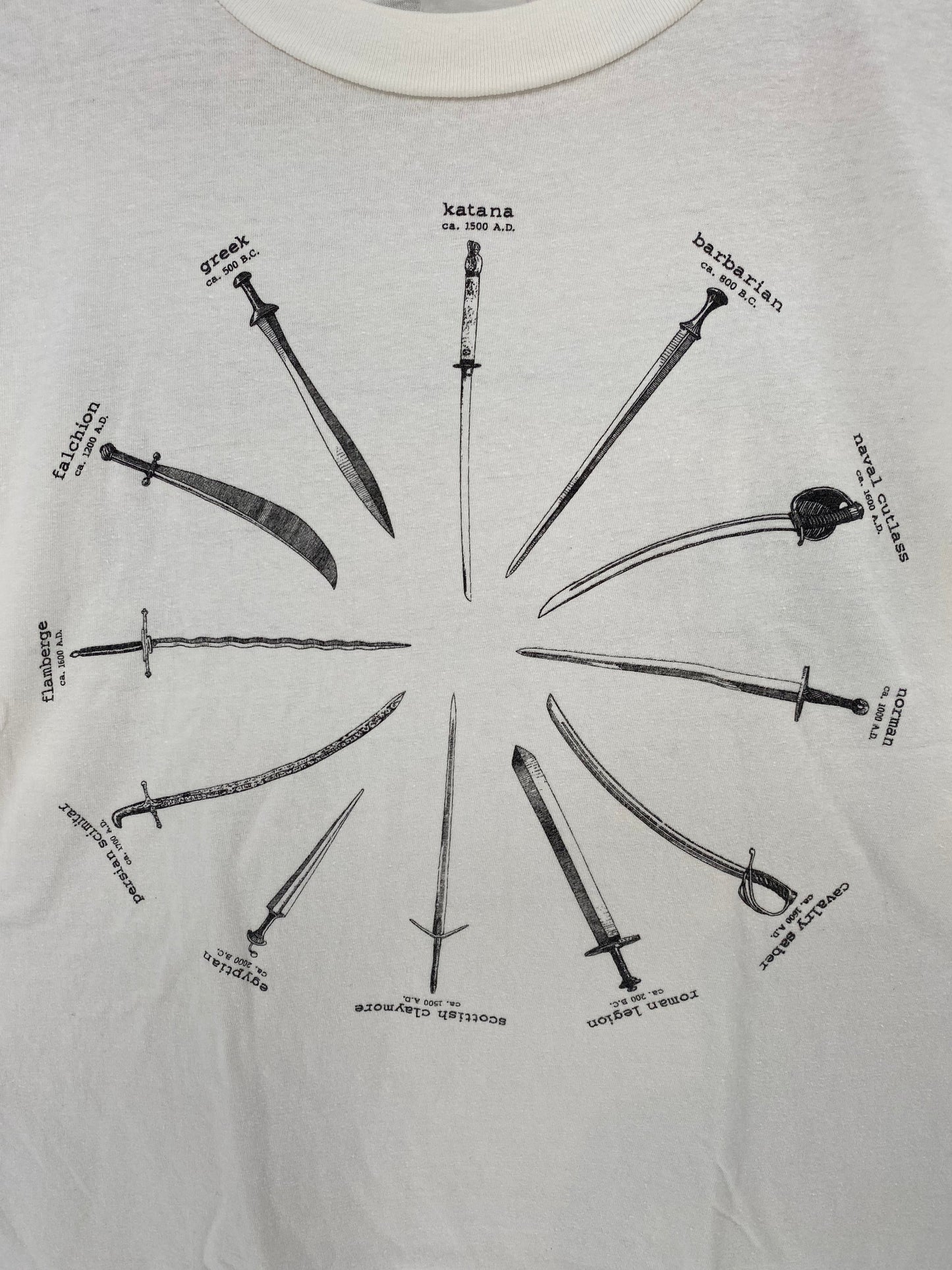 90’s SABER Size No Tag (Approx.L) Vintage T-Shirts / A188