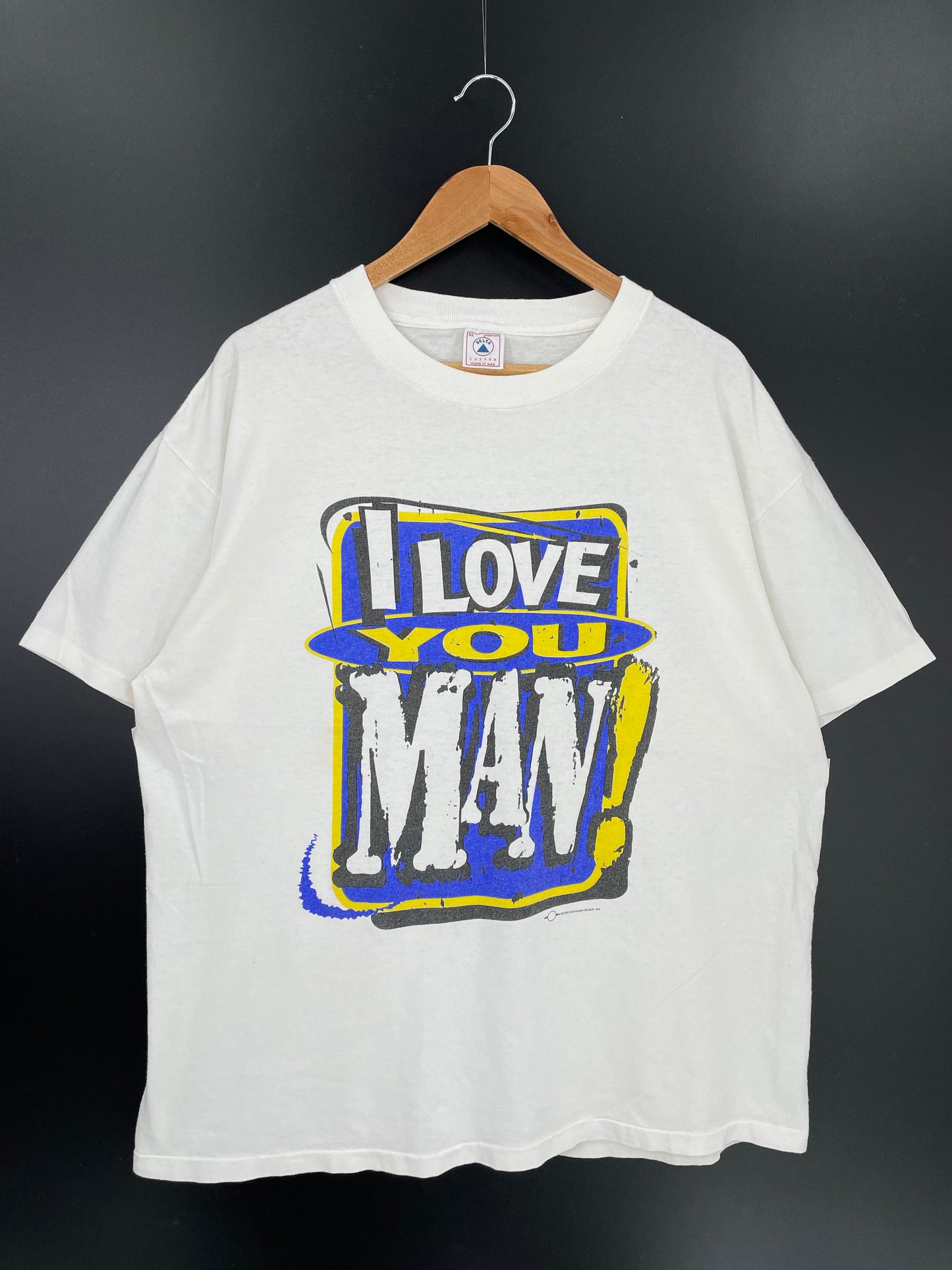 1995 BUD LIGHT Made in USA Size XL Vintage T-Shirts / K518