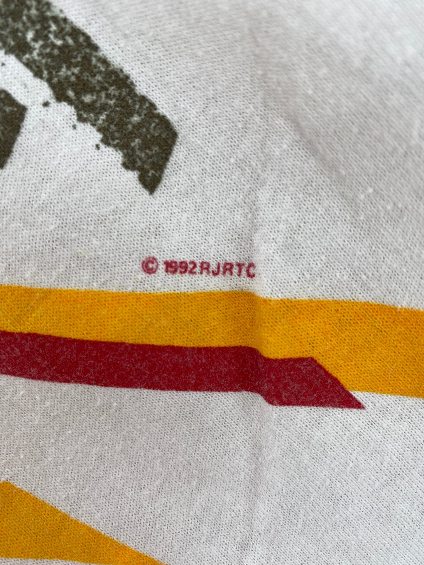 1992 NASCAR WINSTON CUP Made in USA Size XL Vintage Racing T-shirt / K9954