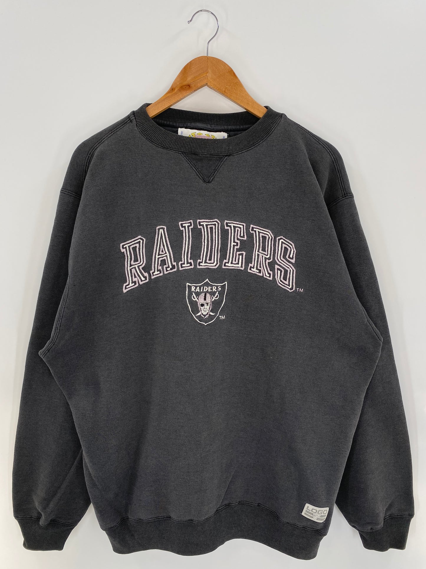 90’s RAIDERS Size XL NFL Vintage Sweat-Shirt /  k2792