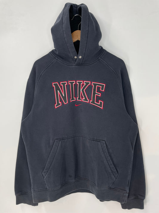 00’ NIKE SWOOSH Size L Vintage Hoodie Sweat-shirt / K3098