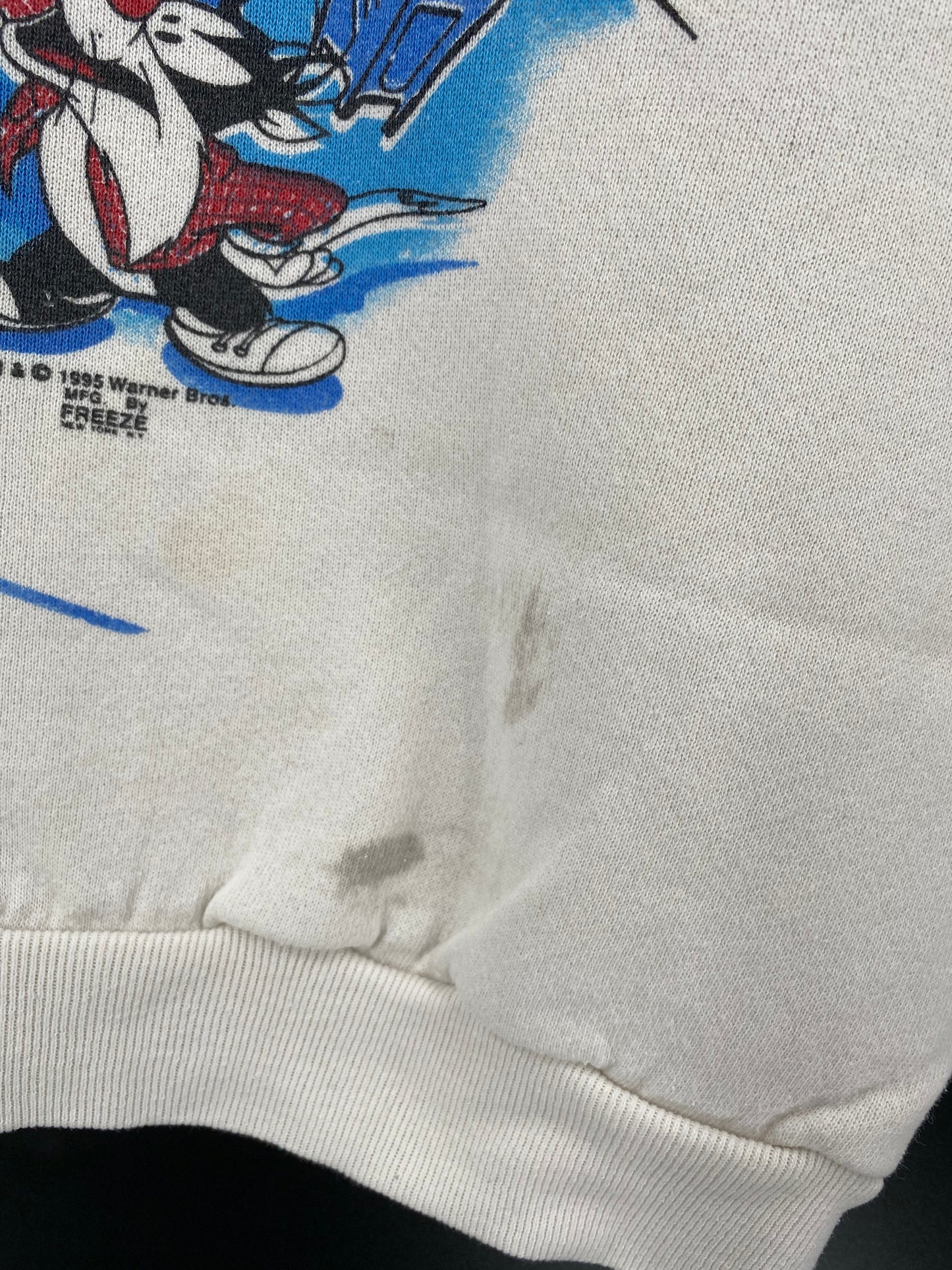 1995 LOONEY TUNES Made in USA Size XL Vintage Sweat-shirt / A5024