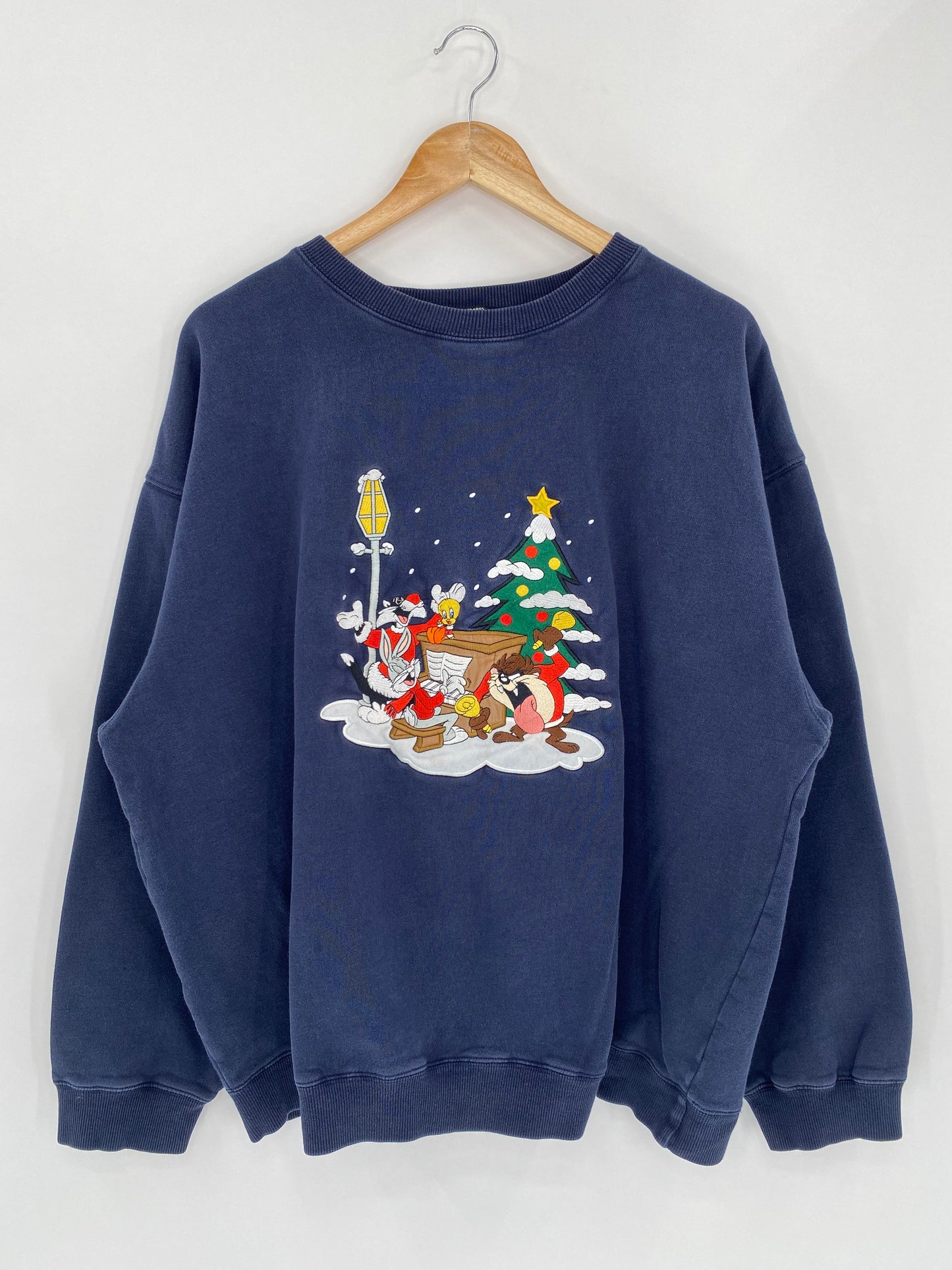 00’ Looney Tunes CHRISTMAS Size XXL Vintage Sweat-Shirt / 5451
