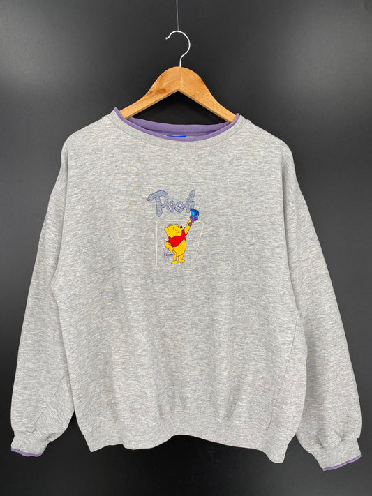 00’ DISNEY POOH Size L Vintage Sweat-shirt / A7901