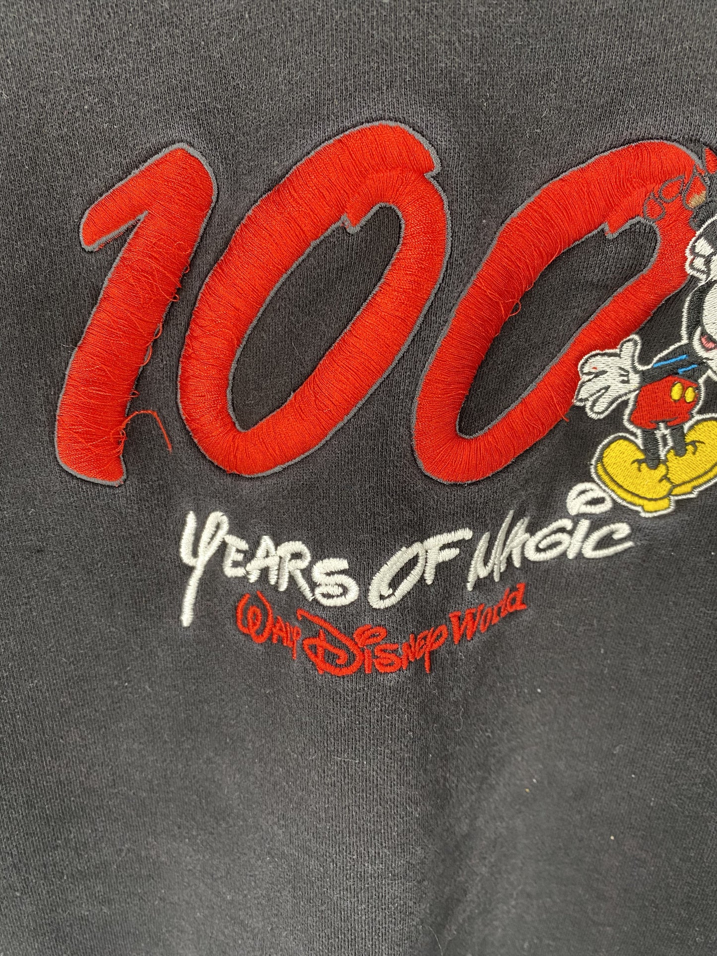 00’ DISNEY 100 YEARS ANNIVERSARY MICKEY Size XXL Vintage Sweat-shirt / k6140