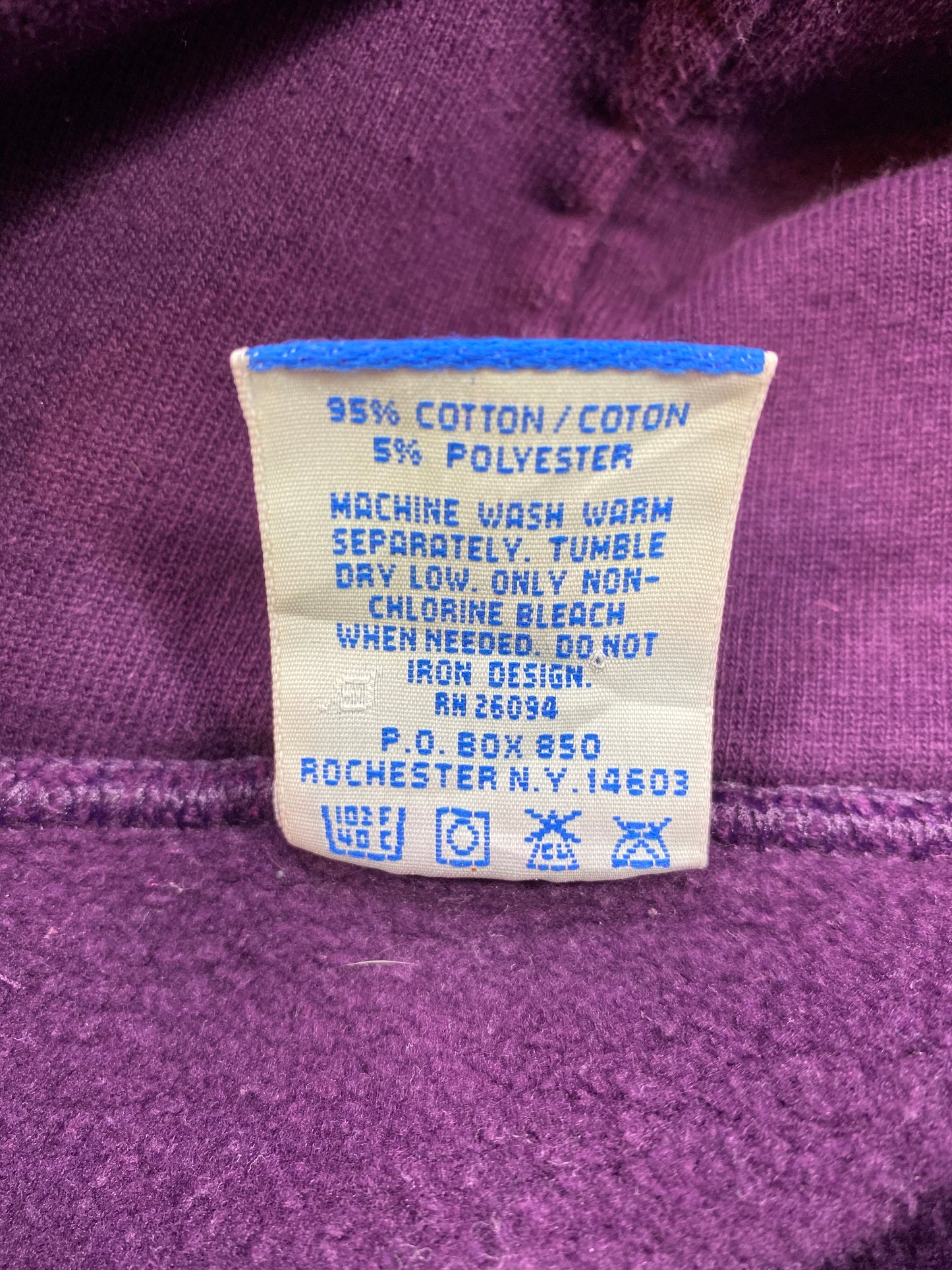 90’s Champion Made in USA Vintage Hoodie Sweat-Shirt / 4745