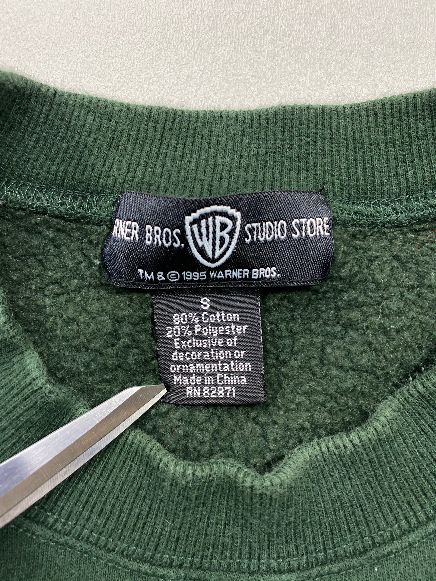 1995 Warner Bros Size S Vintage Sweat-Shirt / 5849