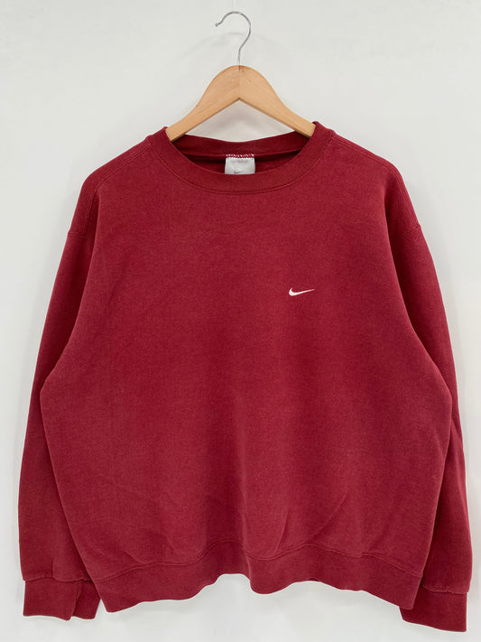 90’s NIKE MINI SWOOSH Size L Vintage Sweat-shirt / A4673