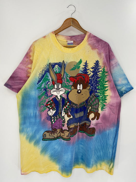 1994 LOONEY TUNES Made in USA Size L Vintage T-Shirt / 8744