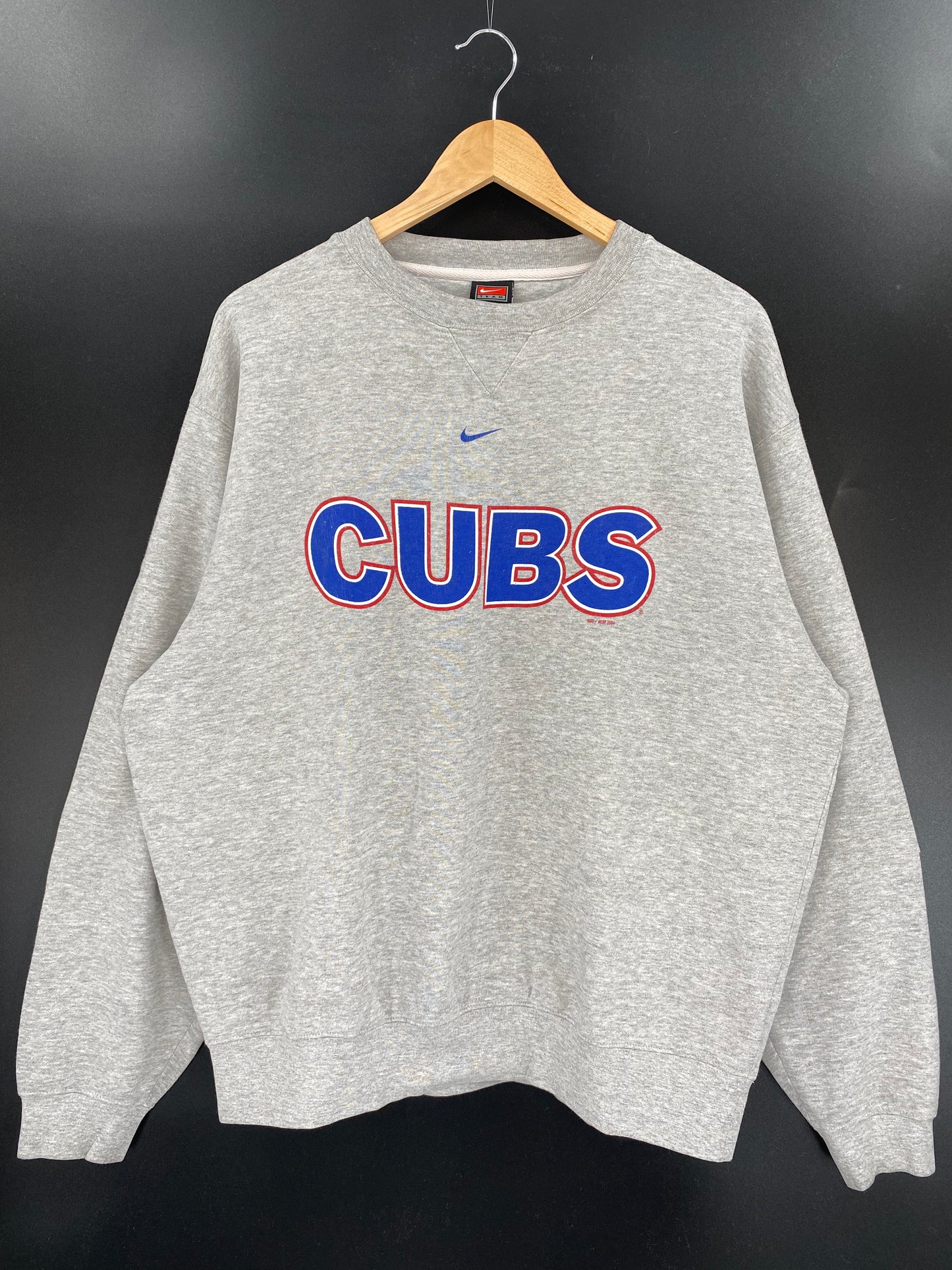 00’ NIKE CUBS Size L Vintage Sweat-Shirts / K2593