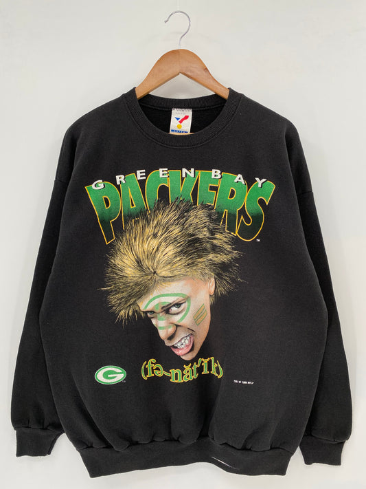 1994' GREEN BAY PACKERS Size XL Vintage NFL Sweat shirt / K3420