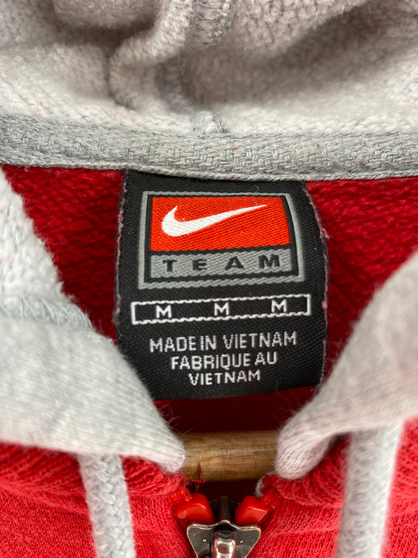 00’ NIKE NEBRASKA Size M Vintage Zip-up Hoodie Sweat-shirt / 7463