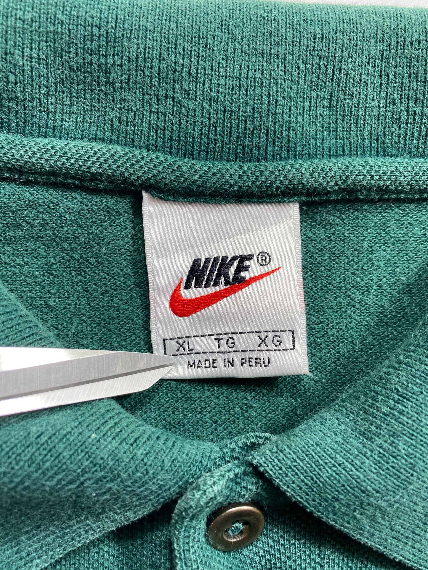 90’s NIKE Mini Swoosh Size XL Vintage Polo-Shirt / 7168