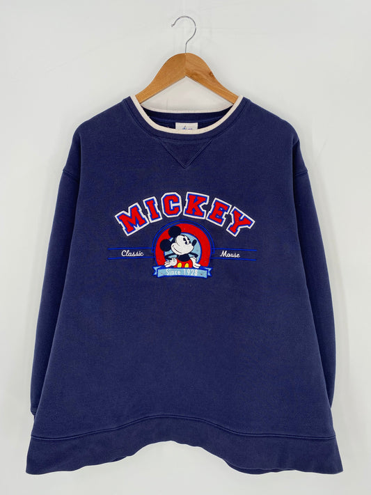 00’ DISNEY MICKEY Size XL Vintage Sweat-shirt / A7148
