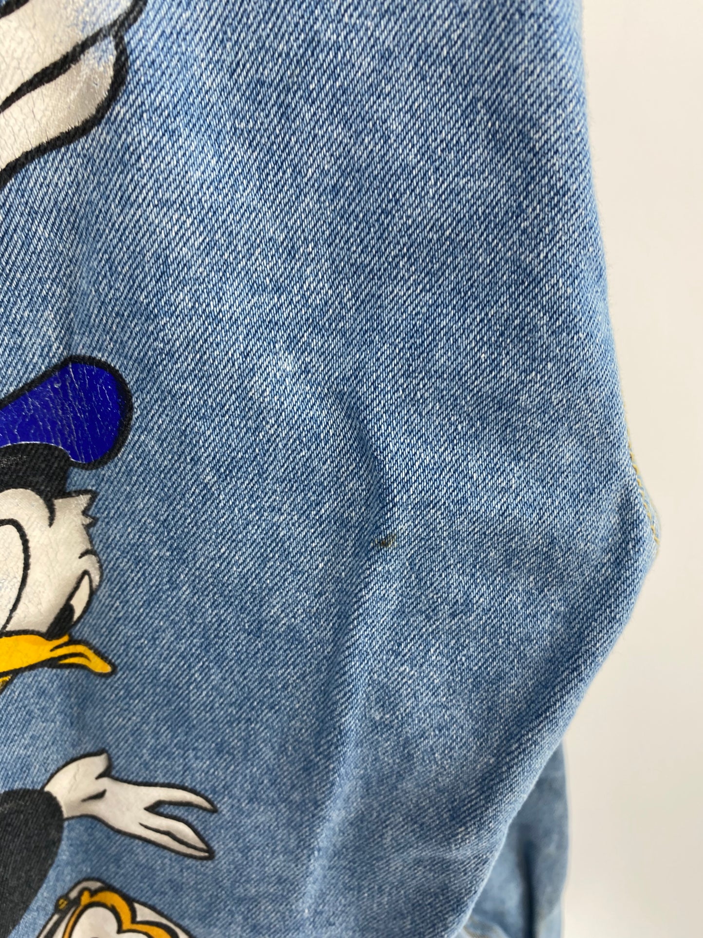 Vintage DISNEY MICKEY Size S Denim Jacket  / K4108