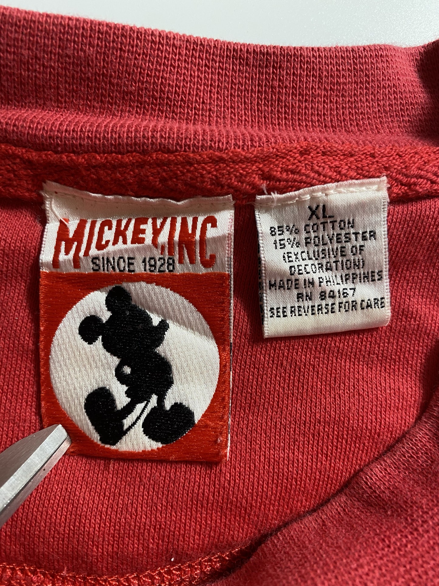 90’s DISNEY MICKEY Size XL Vintage Sweat-shirt / k6133