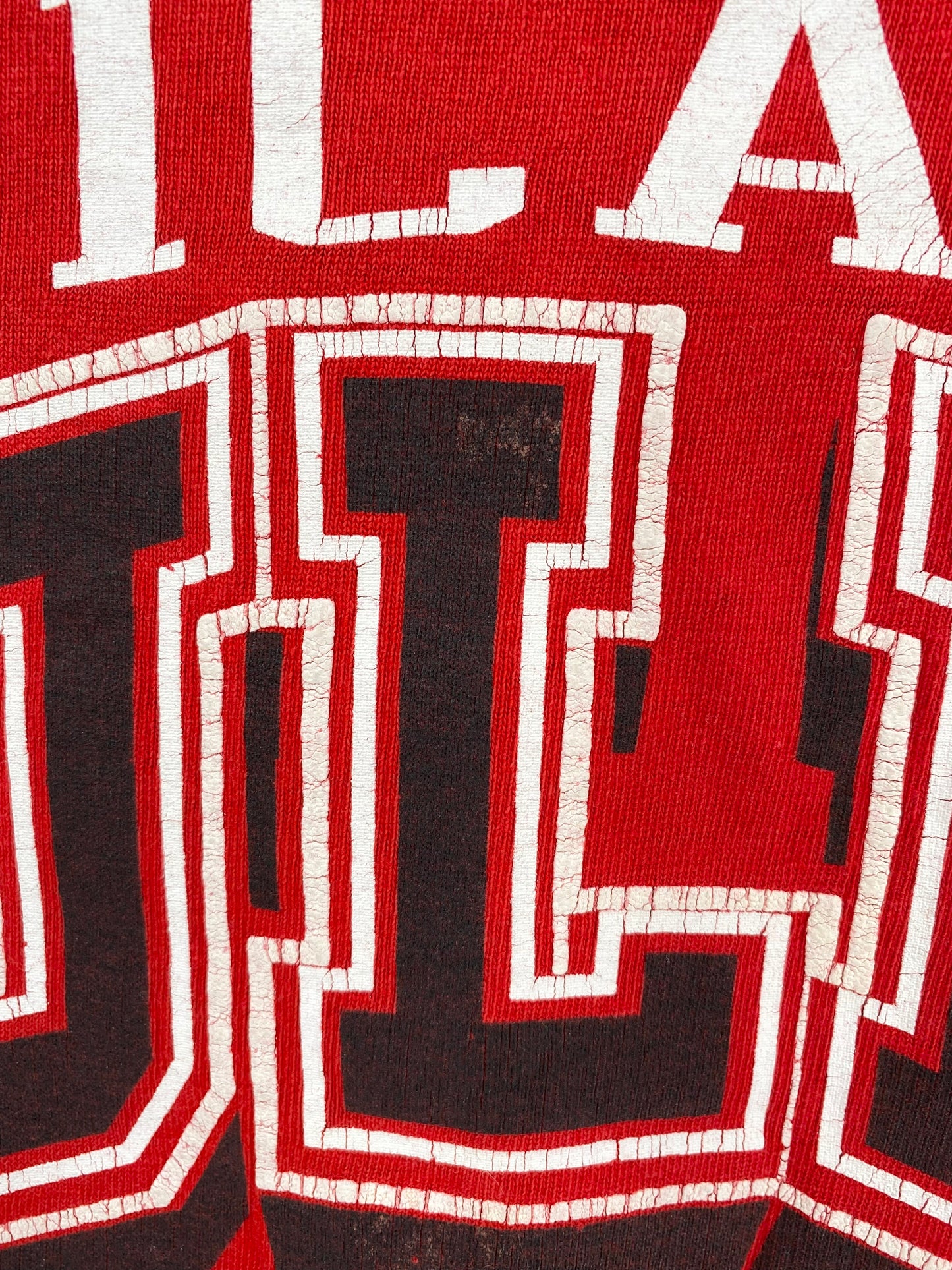 1990 CHICAGO BULLS Size XL Vintage NBA T- Shirt / K590