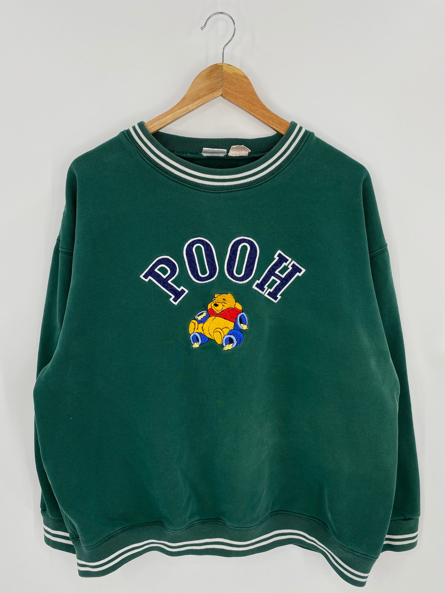 00’ DISNEY POOH Size L Vintage Sweat-shirt / 7178