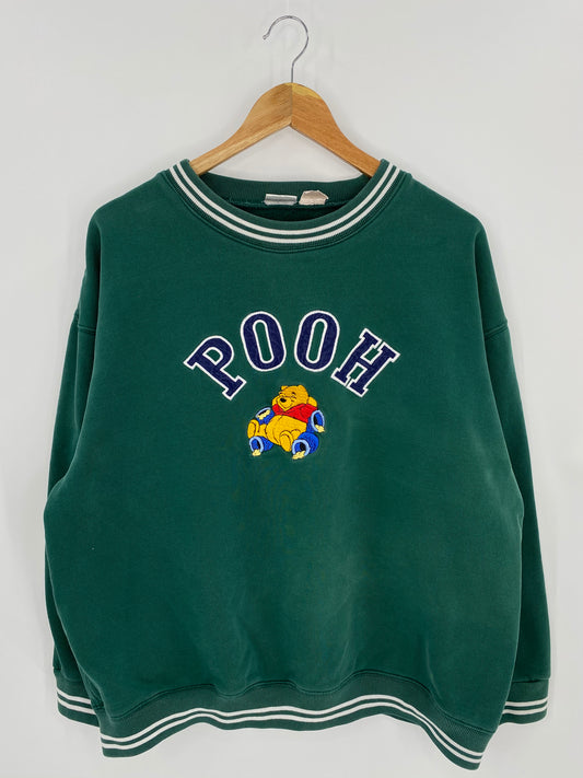 00’ DISNEY POOH Size L Vintage Sweat-shirt / 7178