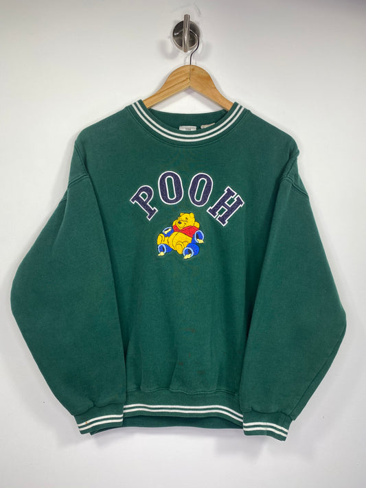 00’ Disney Pooh Size S Vintage Sweat-Shirt / 5236