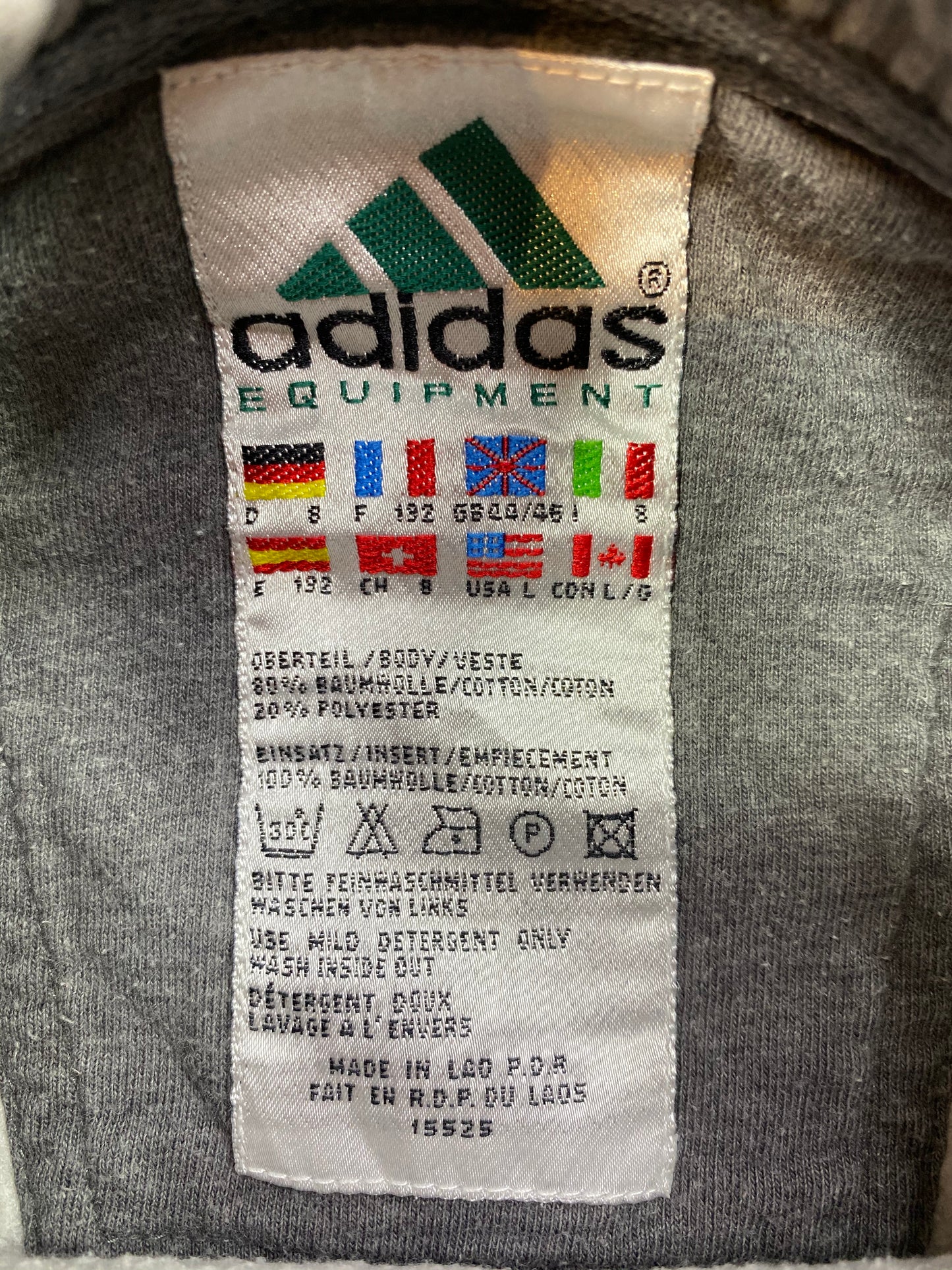 90’s ADIDAS EQUIPMENT Size L Vintage Sweat-Shirt / 5483