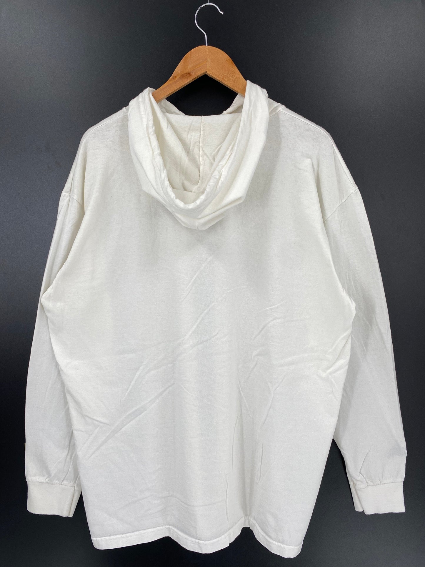 .90’s ADIDAS Made in USA Size XXL Vintage Long sleeve Hoodie T-shirt / E5414T