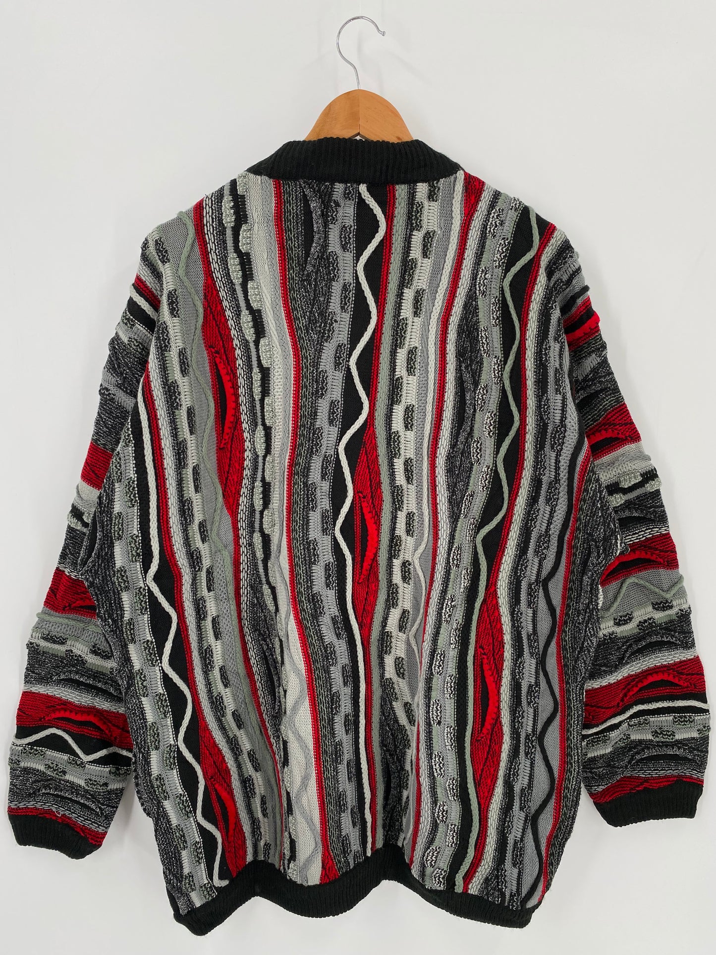 Vintage 3D COOGI- Style Size XL Knit Sweater / K1289