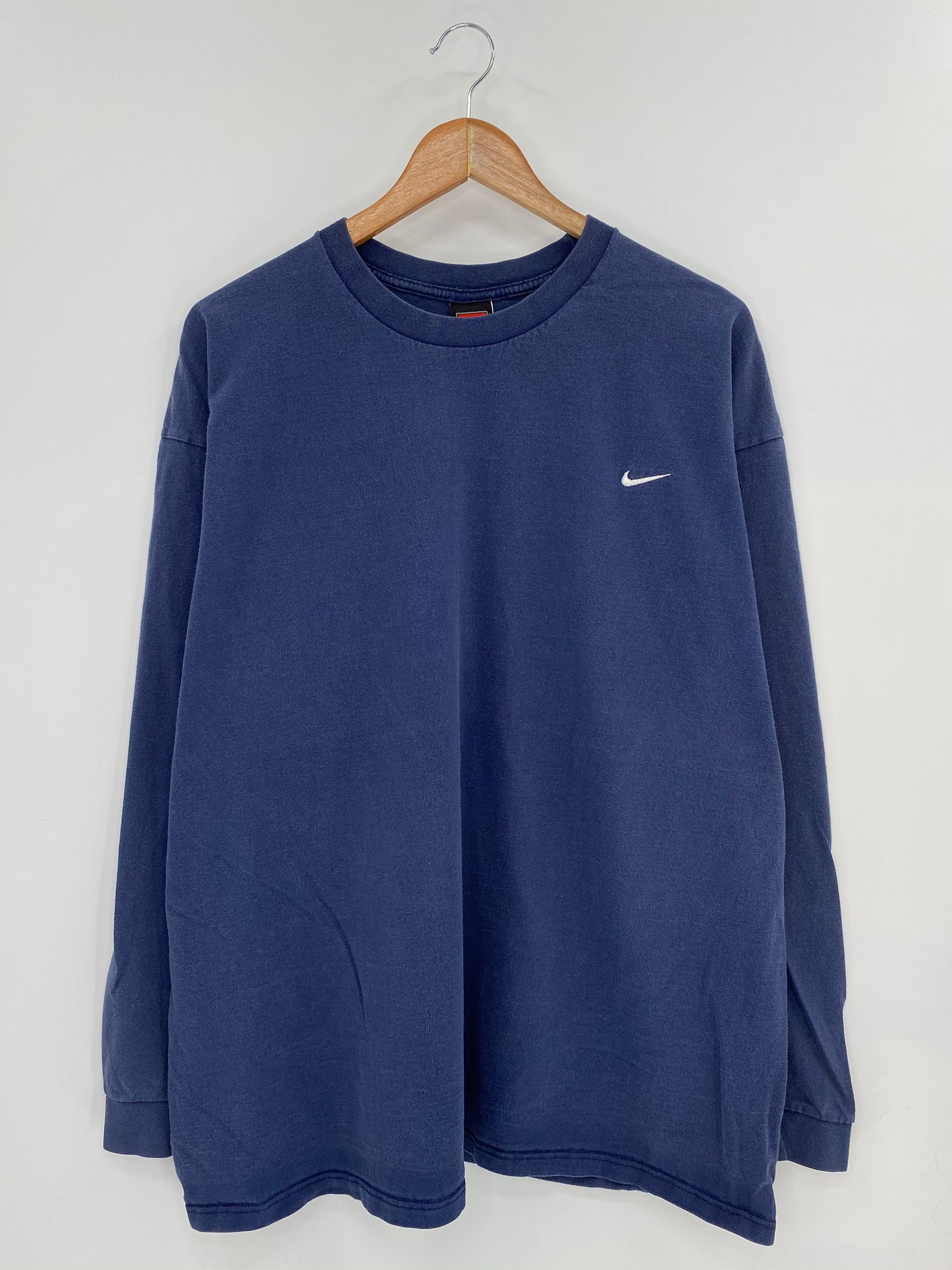 00’ NIKE Mini Swoosh Size XL Vintage Long Sleeve T-shirt / 8392