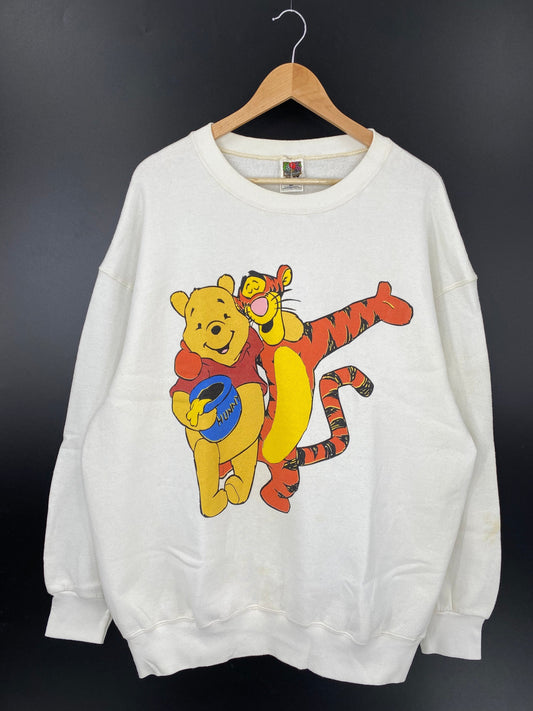 00’ DISNEY WINNIE THE POOH TIGGER Size XXL Vintage Sweat-shirt / E4532S